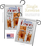 Daddy Bear - Father's Day Summer Vertical Impressions Decorative Flags HG137479 Made In USA