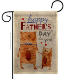 Daddy Bear - Father's Day Summer Vertical Impressions Decorative Flags HG137479 Made In USA