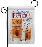 Daddy Bear - Father's Day Summer Vertical Impressions Decorative Flags HG137479 Made In USA