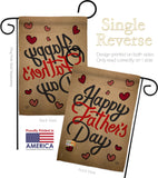 Happy Father's Day - Father's Day Summer Vertical Impressions Decorative Flags HG191087 Made In USA