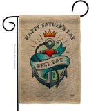 Best Dad Day - Father's Day Summer Vertical Impressions Decorative Flags HG192345 Made In USA