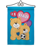 Love Dad - Father's Day Summer Vertical Impressions Decorative Flags HG115036 Made In USA