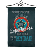 Superhero Dad - Father's Day Summer Vertical Impressions Decorative Flags HG115104 Made In USA