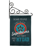 Superhero Dad - Father's Day Summer Vertical Impressions Decorative Flags HG115104 Made In USA