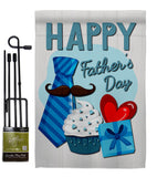 Happy Father's Day - Father's Day Summer Vertical Impressions Decorative Flags HG115117 Made In USA