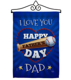 I Love You Dad - Father's Day Summer Vertical Impressions Decorative Flags HG115171 Made In USA