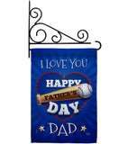 I Love You Dad - Father's Day Summer Vertical Impressions Decorative Flags HG115171 Made In USA