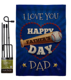 I Love You Dad - Father's Day Summer Vertical Impressions Decorative Flags HG115171 Made In USA