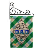 Best Dad on Earth - Father's Day Summer Vertical Impressions Decorative Flags HG137059 Made In USA