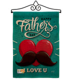 Dad Mustache - Father's Day Summer Vertical Impressions Decorative Flags HG137153 Made In USA