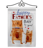 Daddy Bear - Father's Day Summer Vertical Impressions Decorative Flags HG137479 Made In USA