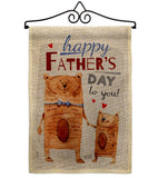 Daddy Bear - Father's Day Summer Vertical Impressions Decorative Flags HG137479 Made In USA