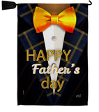 Suited Up Father's Day - Father's Day Summer Vertical Impressions Decorative Flags HG137502 Made In USA