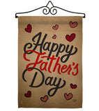 Happy Father's Day - Father's Day Summer Vertical Impressions Decorative Flags HG191087 Made In USA