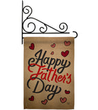 Happy Father's Day - Father's Day Summer Vertical Impressions Decorative Flags HG191087 Made In USA