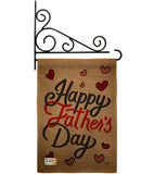 Happy Father's Day - Father's Day Summer Vertical Impressions Decorative Flags HG191087 Made In USA