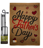 Happy Father's Day - Father's Day Summer Vertical Impressions Decorative Flags HG191087 Made In USA