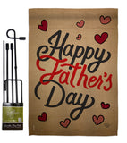 Happy Father's Day - Father's Day Summer Vertical Impressions Decorative Flags HG191087 Made In USA