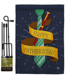 Happy Smartest Dad - Father's Day Summer Vertical Impressions Decorative Flags HG192064 Made In USA