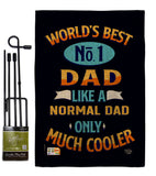 Cooler Dad - Father's Day Summer Vertical Impressions Decorative Flags HG192187 Made In USA