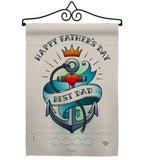 Best Dad Day - Father's Day Summer Vertical Impressions Decorative Flags HG192345 Made In USA