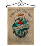 Best Dad Day - Father's Day Summer Vertical Impressions Decorative Flags HG192345 Made In USA