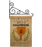 Dad Is Champion - Father's Day Summer Vertical Impressions Decorative Flags HG192389 Made In USA