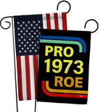 Pro 1973 Roe - Support Inspirational Horizontal Impressions Decorative Flags HG190161 Made In USA