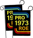 Pro 1973 Roe - Support Inspirational Horizontal Impressions Decorative Flags HG190161 Made In USA