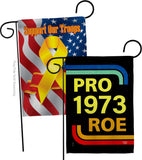 Pro 1973 Roe - Support Inspirational Horizontal Impressions Decorative Flags HG190161 Made In USA