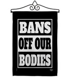 Bans Off Our Bodies - Support Inspirational Horizontal Impressions Decorative Flags HG190160 Made In USA