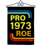 Pro 1973 Roe - Support Inspirational Horizontal Impressions Decorative Flags HG190161 Made In USA