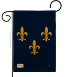 Midwest French American - Fleur De Lys Interests Vertical Impressions Decorative Flags HG118004 Made In USA