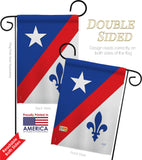 Franco American - Fleur De Lys Interests Vertical Impressions Decorative Flags HG118007 Made In USA