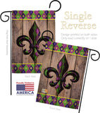 Fleur De Lys - Fleur De Lys Interests Vertical Impressions Decorative Flags HG192016 Made In USA
