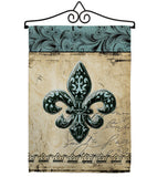 Flower De Luce - Fleur De Lys Interests Vertical Impressions Decorative Flags HG118003 Made In USA