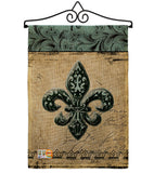 Flower De Luce - Fleur De Lys Interests Vertical Impressions Decorative Flags HG118003 Made In USA