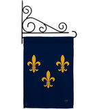 Midwest French American - Fleur De Lys Interests Vertical Impressions Decorative Flags HG118004 Made In USA