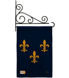 Midwest French American - Fleur De Lys Interests Vertical Impressions Decorative Flags HG118004 Made In USA