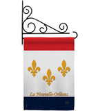 New Orleans - Fleur De Lys Interests Vertical Impressions Decorative Flags HG118006 Made In USA