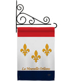 New Orleans - Fleur De Lys Interests Vertical Impressions Decorative Flags HG118006 Made In USA