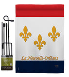 New Orleans - Fleur De Lys Interests Vertical Impressions Decorative Flags HG118006 Made In USA