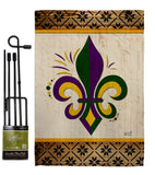 Fleur De Lys - Fleur De Lys Interests Vertical Impressions Decorative Flags HG137426 Made In USA