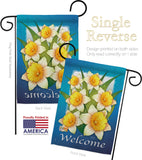 Daffodils - Floral Spring Vertical Impressions Decorative Flags HG104070 Made In USA