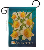 Daffodils - Floral Spring Vertical Impressions Decorative Flags HG104070 Made In USA