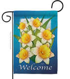 Daffodils - Floral Spring Vertical Impressions Decorative Flags HG104070 Made In USA