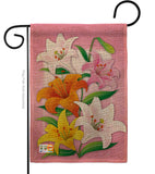 Lilies - Floral Spring Vertical Impressions Decorative Flags HG104075 Made In USA
