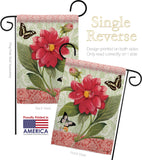 Double Dahlia - Floral Spring Vertical Impressions Decorative Flags HG104080 Made In USA