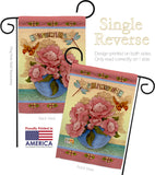 Springtime - Floral Spring Vertical Impressions Decorative Flags HG104084 Made In USA