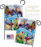 Spring Has Sprung - Floral Spring Vertical Impressions Decorative Flags HG104085 Made In USA